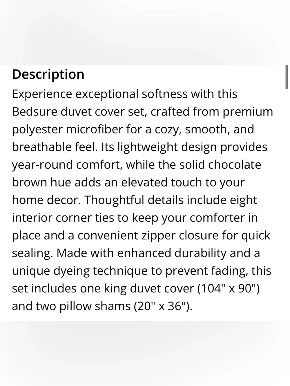 KING SIZE Duvet 3 Pc Set 100% Microfiber - GOLD